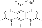 structure of CAS# 737-31-5, Diatrizoate sodium