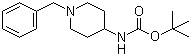 structure of CAS# 73889-19-7, 1-苄基-4-(叔丁氧羰基氨基)哌啶