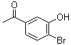1-(4-Bromo-3-hydroxyphenyl)ethanone molecular structure (CAS 73898-22-3)