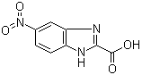 structure of CAS# 73903-18-1, 5-硝基-1H-苯并咪唑-2-羧酸