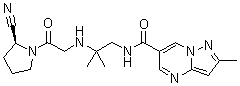 Anagliptin分子结构 (CAS 739366-20-2)