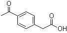 structure of CAS# 7398-52-9, 4-乙酰基苯基乙酸