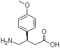 CAS 登录号：740774-41-8, (R)-4-氨基-3-(4-甲氧基苯基)丁酸