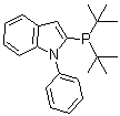 structure of CAS# 740815-37-6, N-苯基-2-(二叔丁基膦基)吲哚