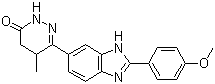 CAS # 74150-27-9, Pimobendan, 4,5-Dihydro-6-[2-(4-methoxyphenyl)-1H-benzimidazol-5-yl]-5-methyl-3(2H)-pyridazinone
