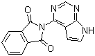 structure of CAS# 741686-49-7, 2-(1H-吡咯并[2,3-d]嘧啶-4-基)-1H-异吲哚-1,3(2H)-二酮