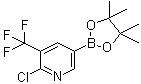 structure of CAS# 741709-67-1, 2-氯-3-(三氟甲基)吡啶-5-硼酸频哪醇酯