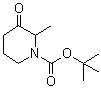 structure of CAS# 741737-30-4, tert-Butyl 2-methyl-3-oxopiperidine-1-carboxylate
