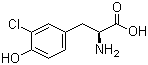 CAS 登录号：7423-93-0, 3-氯-L-酪氨酸
