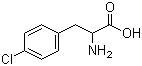 structure of CAS# 7424-00-2, DL-4-氯苯丙氨酸