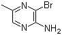 structure of CAS# 74290-65-6, 2-氨基-3-溴-5-甲基吡嗪