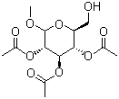CAS 登录号：7432-72-6, 甲基-2,3,4-三乙酰氧基-alpha-D-吡喃葡萄糖苷