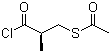 structure of CAS# 74345-73-6, L-3-(乙酰基硫基)-2-甲基丙酰氯