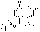 CAS # 743461-21-4, 5-[(R)-2-Amino-1-[(tert-butyldimethylsilyl)oxy]ethyl]-8-hydroxy-1H-quinolin-2-one