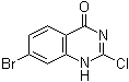 structure of CAS# 744229-27-4, 7-溴-2-氯-4(1H)-喹唑啉酮
