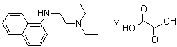 N-(2-Diethylaminoethyl)-1-naphthylamine Oxalate molecular structure (CAS 74474-31-0)