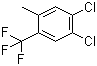 structure of CAS# 74483-51-5, 3,4-二氯-6-三氟甲基甲苯