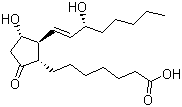 CAS 登录号：745-65-3, 列腺素 E1, 前列地尔, (1R,2R,3R)-3-羟基-2-[(E)-(3S)-3-羟基-1-辛烯基]-5-氧代环戊烷庚酸