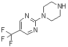 CAS 登录号：745066-18-6, 2-(哌嗪-1-基)-5-三氟甲基嘧啶