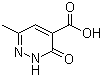 structure of CAS# 74557-73-6, 6-甲基-3-氧代-2,3-二氢哒嗪-4-羧酸