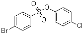 4-Chlorophenyl p-bromobenzenesulfonate molecular structure (CAS 7463-24-3)