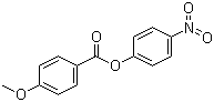 structure of CAS# 7464-46-2, 4-甲氧基苯甲酸 4-硝基苯酯
