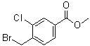 structure of CAS# 74733-30-5, 4-(溴甲基)-3-氯苯甲酸甲酯