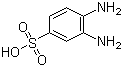 structure of CAS# 7474-78-4, 3,4-二氨基苯磺酸