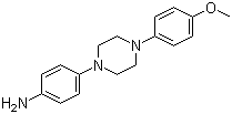 structure of CAS# 74852-62-3, 1-(4-氨基苯基)-4-(4-甲氧基苯基)哌嗪