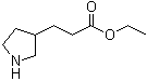 structure of CAS# 748797-09-3, 3-吡咯烷丙酸乙酯