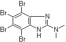 structure of CAS# 749234-11-5, 2-二甲基氨基-4,5,6,7-四溴苯并咪唑