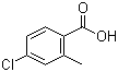 4-氯-2-甲基苯甲酸分子结构 (CAS 7499-07-2)