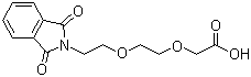 structure of CAS# 75001-09-1, 2-[2-(2-Phthalimidoethoxy)ethoxy]acetic acid