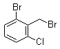 structure of CAS# 75002-98-1, 2-溴-6-氯溴苄