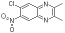 CAS # 7502-18-3, 6-Chloro-2,3-dimethyl-7-nitroquinoxaline
