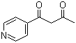 structure of CAS# 75055-73-1, 1-(4-Pyridinyl)-1,3-butanedione