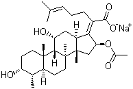 CAS 登录号：751-94-0, 夫西地酸钠