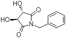structure of CAS# 75172-31-5, (3R,4R)-1-Benzyl-3,4-dihydroxypyrrolidine-2,5-dione