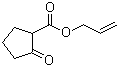 structure of CAS# 75265-67-7, Allyl 2-oxocyclopentanecarboxylate