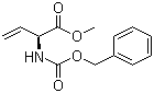 structure of CAS# 75266-40-9, (S)-2-(苄氧羰基氨基)-3-丁烯酸甲酯