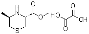 CAS 登录号：75364-92-0, (3R-反式)-5-甲基-3-硫代吗啉羧酸甲酯草酸盐