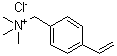 structure of CAS# 7538-38-7, (4-乙烯基苄基)三甲基氯化铵