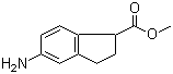 CAS 登录号：754153-28-1, 5-氨基-2,3-二氢-1H-茚-1-甲酸甲酯