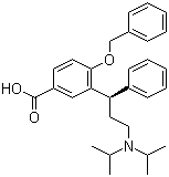 CAS # 754159-68-7, 3-[(1R)-3-[Bis(1-methylethyl)amino]-1-phenylpropyl]-4-(phenylmethoxy)benzoic acid