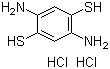 structure of CAS# 75464-52-7, 2,5-二氨基-1,4-苯二硫醇二盐酸盐