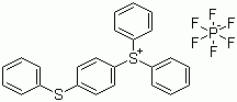 CAS 登录号：75482-18-7, 4-(苯硫基)苯基二苯基硫鎓六氟磷酸盐