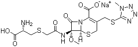 CAS # 75498-96-3, Cefminox sodium, (6R,7S)-7-[[2-[[(2S)-2-Amino-2-carboxyethyl]thio]acetyl]amino]-7-methoxy-3-[[(1-methyl-1H-tetrazol-5-yl)thio]methyl]-8-oxo-5-thia-1-azabicyclo[4.2.0]oct-2-ene-2-carboxylic acid monosodium salt