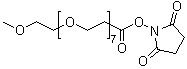 CAS # 756525-90-3, 4,7,10,13,16,19,22,25-Octaoxahexacosanoic acid 2,5-dioxo-1-pyrrolidinyl ester, 1-[(1-Oxo-4,7,10,13,16,19,22,25-octaoxahexacos-1-yl)oxy]-2,5-pyrrolidinedione