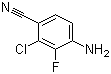structure of CAS# 757247-99-7, 4-氨基-2-氯-3-氟苯甲腈