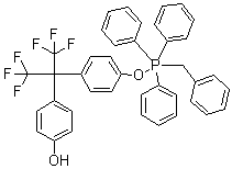 CAS # 75768-65-9, 4,4'-(Hexafluoroisopropylidene)diphenol benzyltriphenylphosphonium salt